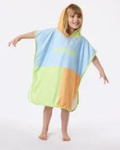 Mixed Hooded Towel-Girl 1-8 years - Beachin Surf