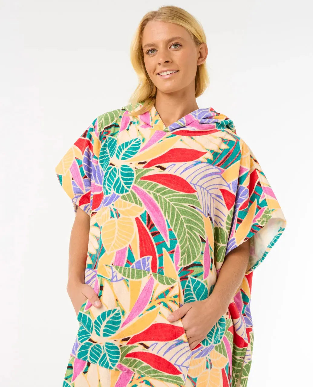 Mixed Hooded Towel Women - Beachin Surf