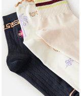 MIXED SOCKS 3-PK - Beachin Surf