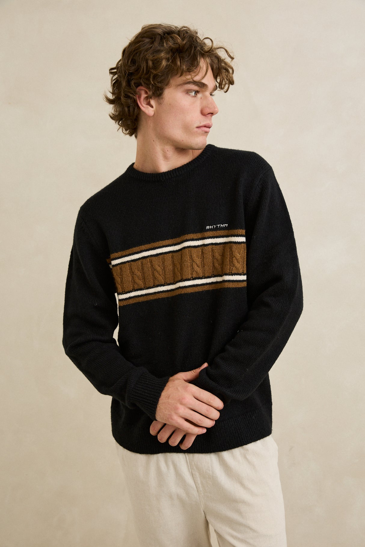 Mohair Striped Knit