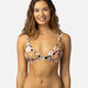 Mystic Floral Fixed Triangle Bikini Top - Beachin Surf