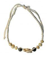 NATURAL TURTLE ADJUSTABLE ANKLET - Beachin Surf