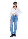 Navato Knit LS Top - Beachin Surf