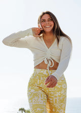 Navato Knit LS Top - Beachin Surf