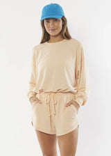 Never Ever LS Fleece - Beachin Surf