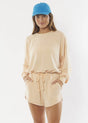 Never Ever LS Fleece - Beachin Surf