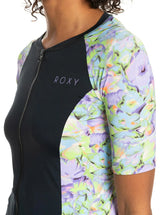 New Lycra Short Sleeve Zip-Up Rash Vest - Beachin Surf