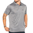 O Hydrolix Galaxy Polo - New Granite Heather - Beachin Surf