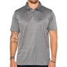 O Hydrolix Galaxy Polo - New Granite Heather - Beachin Surf