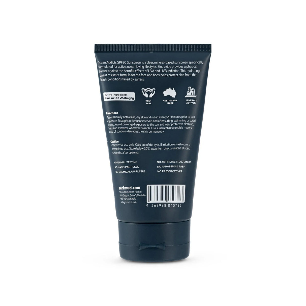 Ocean Addicts Spf30 Sunscreen 125G - Beachin Surf