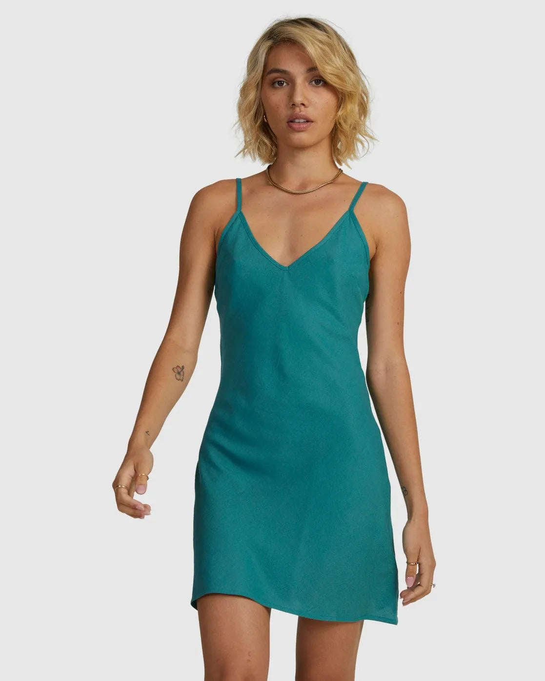 Off Duty Bias Mini Dress - Beachin Surf