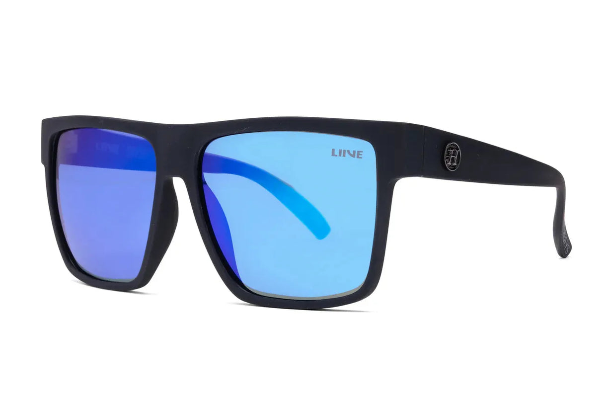 Offshore - Blue Mirror Polarised Matt Black - Beachin Surf