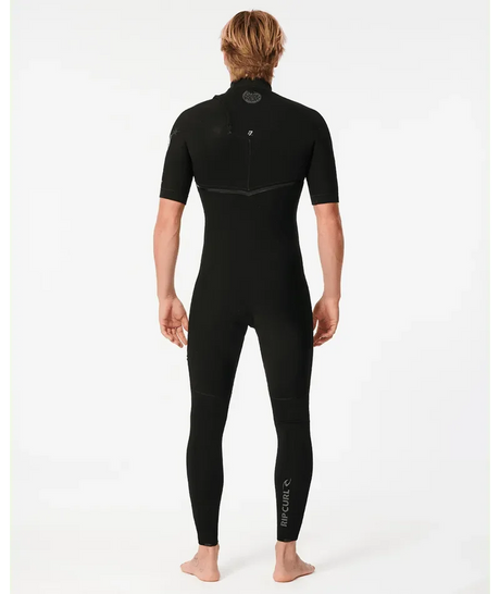 Rip Curl E-Bomb 2/2 Zip Free Short Sleeve Steamer Wetsuit Mens