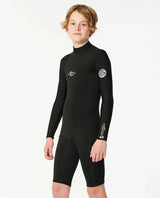 Boys Dawn Patrol Long Sleeve 2Mm Back Zip Short Leg Wetsuit