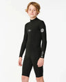 Boys Dawn Patrol Long Sleeve 2Mm Back Zip Short Leg Wetsuit