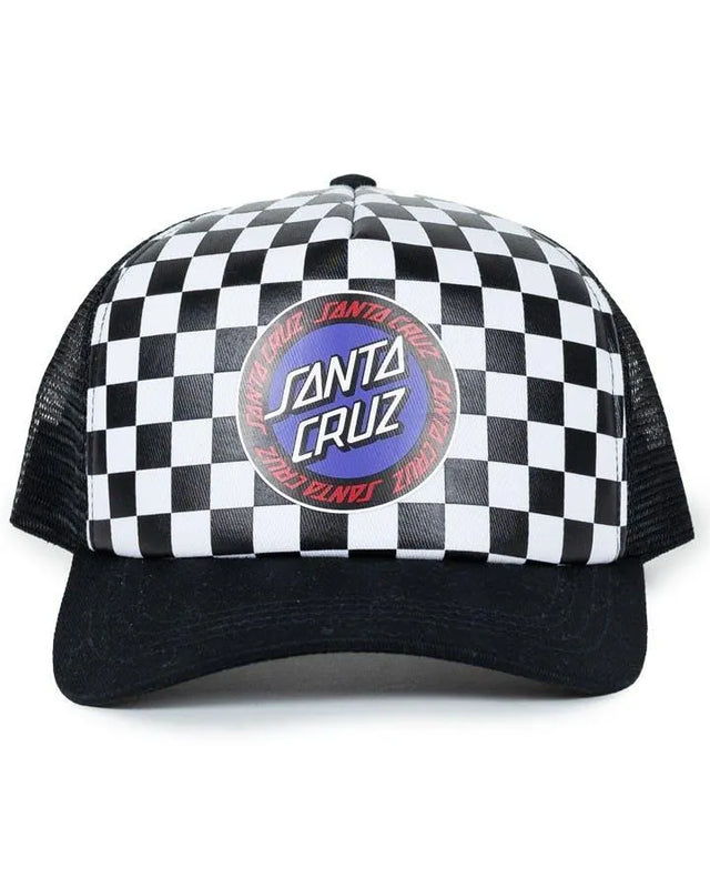 Outer Ringed Dot Santa Cruz Boys Snapback Trucker Hat - Beachin Surf