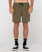 Overtone Linen Elastic Short 19"