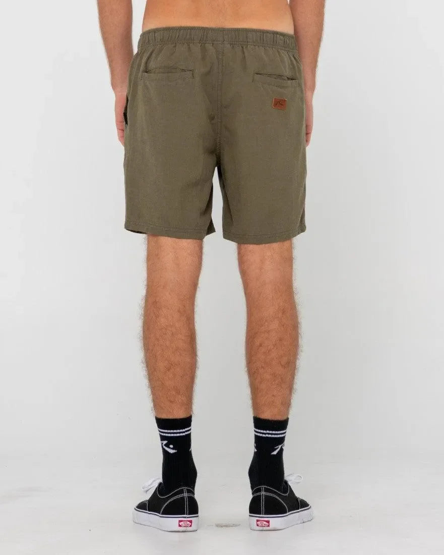 Overtone Linen Elastic Short 19"
