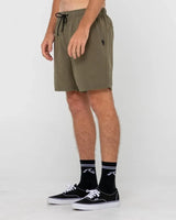 Overtone Linen Elastic Short 19"