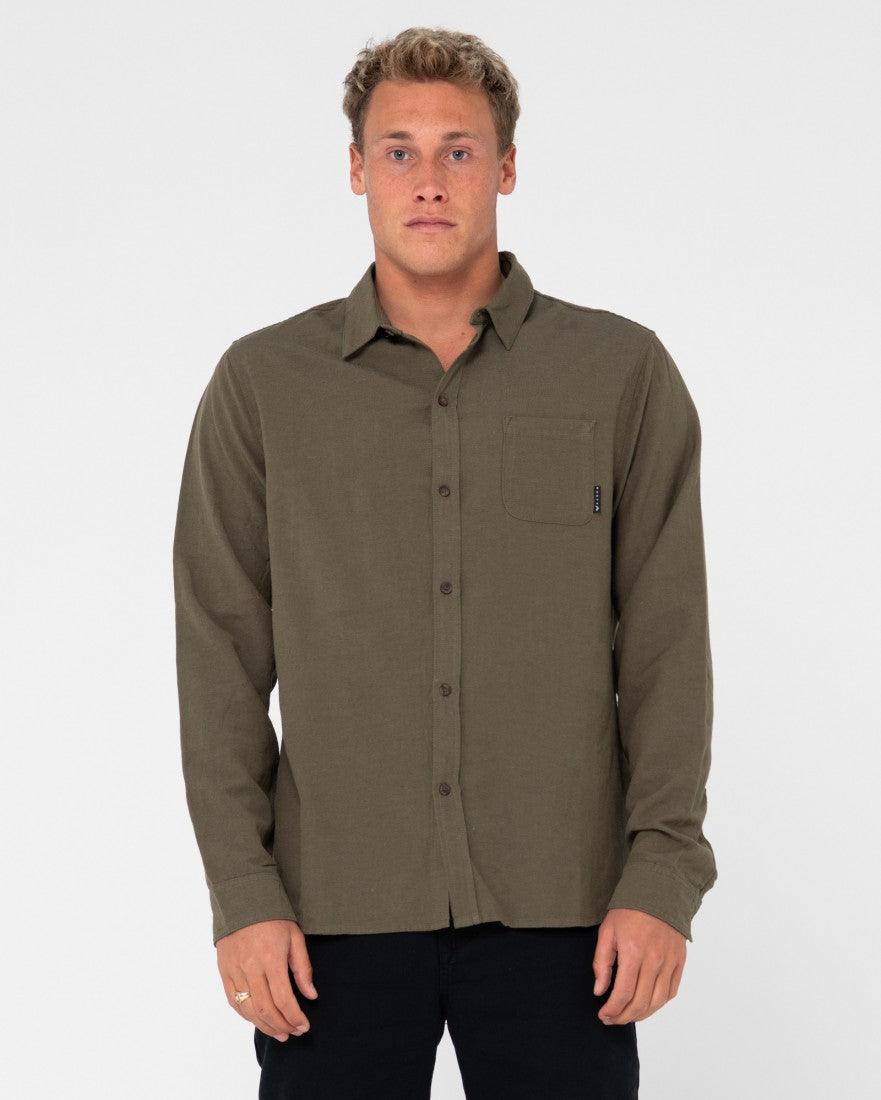 OVERTONE LONG SLEEVE LINEN - Beachin Surf