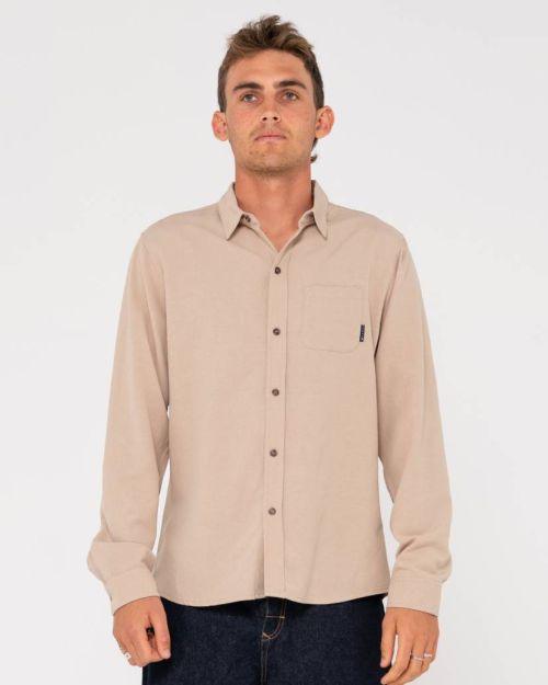 Overtone Long Sleeve Linen - Beachin Surf