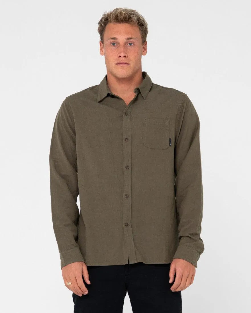 Overtone Long Sleeve Linen - Beachin Surf