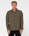 Overtone Long Sleeve Linen - Beachin Surf