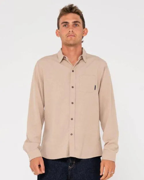 Overtone Long Sleeve Linen - Beachin Surf