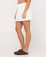 Palm Springs Shirred Mini Skirt - Beachin Surf