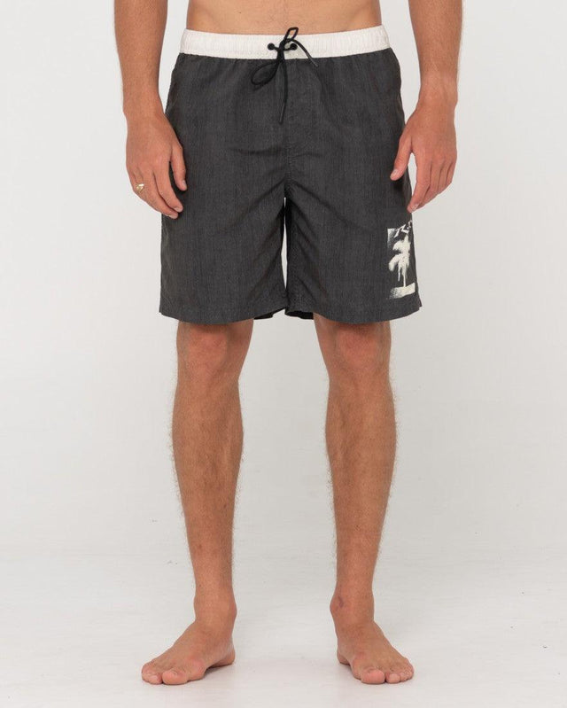 Palms 19" Elastic Boardshort | RUSTY | Beachin Surf