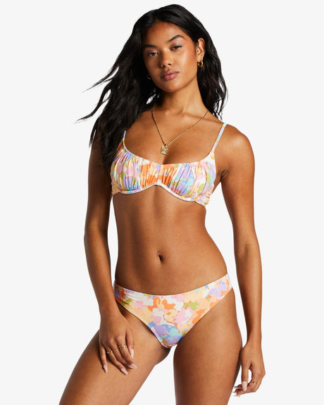 Paradise Cove Ruched Bralette Bikini Top - Beachin Surf