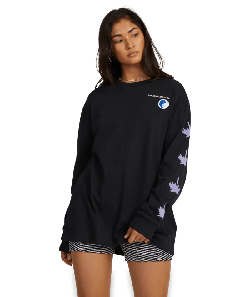Paradise Relaxed Ls Tee - Beachin Surf