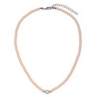 Pastel Peach Heishi Choker W/ Pearl | CLASSIC 77 | Beachin Surf