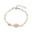 PASTEL RAINBOW ANKLET W/ TURTLE & SEASHELLS | CLASSIC 77 | Beachin Surf