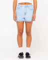 Penny Kick Flare Denim Short - Beachin Surf