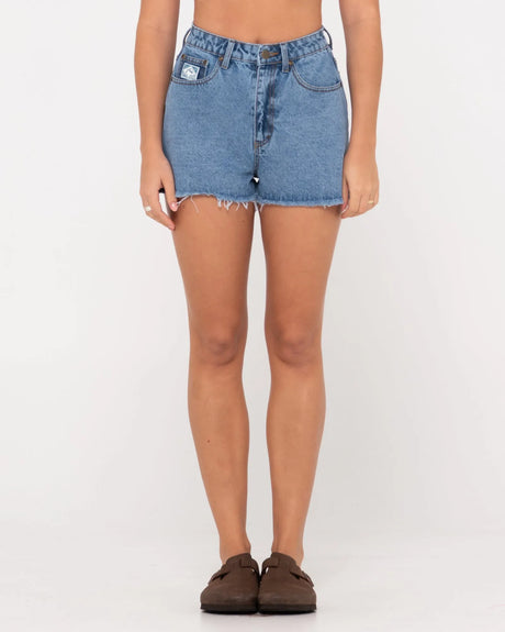 Penny Kick Flare Denim Short - Beachin Surf