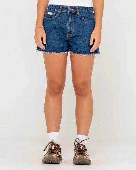 Penny Kick Flare Denim Short - Beachin Surf