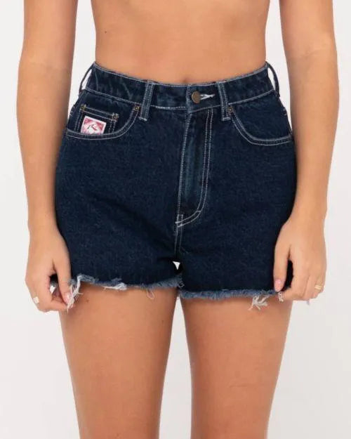 Penny Kick Flare Denim Short - Beachin Surf
