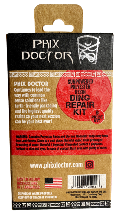 Phix Dr Sunpower Repair Kit Red - Beachin Surf