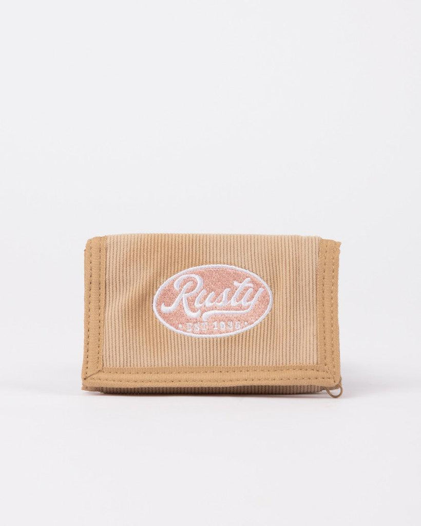 Pit Stop Tri Fold Embroidered Cord Wallet - Beachin Surf