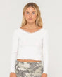 Polla-Anna Pointelle L/S Top - Beachin Surf