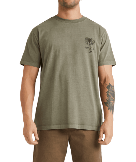 Pommier Palms Ss Tee - Beachin Surf