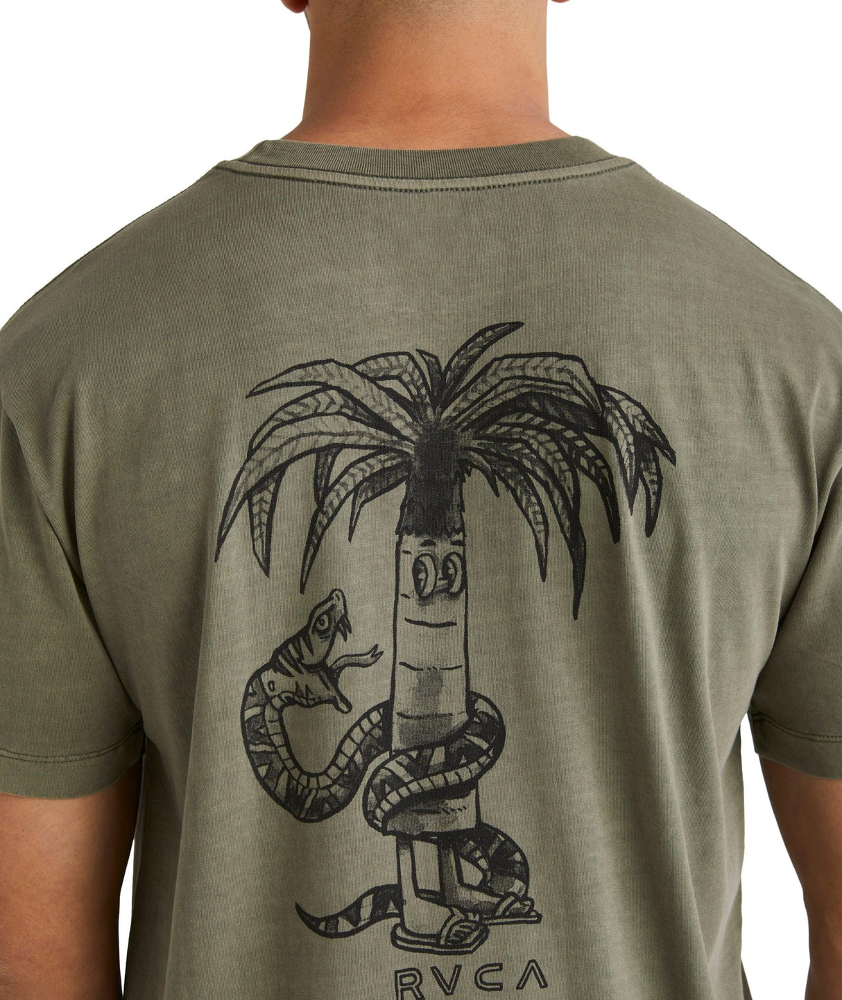 Pommier Palms Ss Tee - Beachin Surf