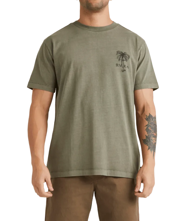 Pommier Palms Ss Tee - Beachin Surf