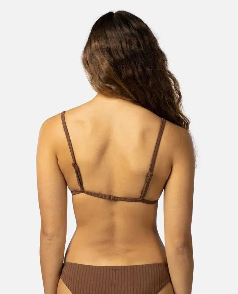 Premium Surf Fixed Triangle Bikini Top - Beachin Surf