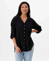Premium Surf Long Sleeve Button Up Shirt - Beachin Surf