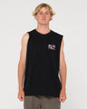 R Dot Graphic Muscle Tee | RUSTY | Beachin Surf