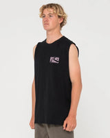R Dot Graphic Muscle Tee - Beachin Surf