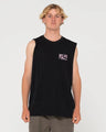 R Dot Graphic Muscle Tee - Beachin Surf