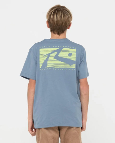 R Dot Short Sleeve Tee Boys - Beachin Surf